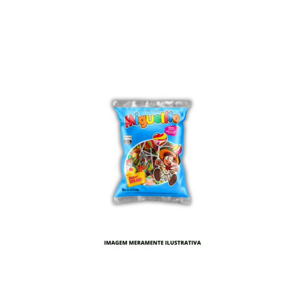PIRULITO - MIGUELITO - 600g CORACAO TUTTI FRUTI PCT